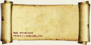 Nina Stojović vizit kartica